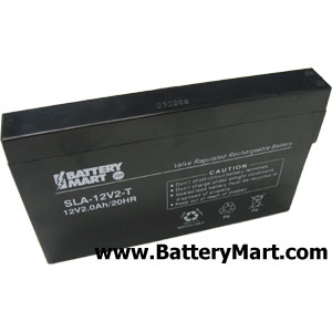 12 Volt 2 Ah Sealed Lead Acid Battery