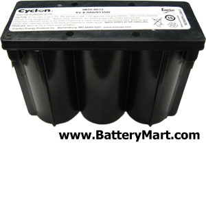 Hawker Cyclon Monobloc 6 Volt 8 Ah Sealed Lead Acid Battery