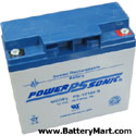 Power Sonic 12 Volt 18 Ah Sealed Lead Acid Battery with Insert Terminal