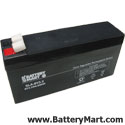 8 Volt, 3.2 Ah Sealed Lead Acid Rechargeable Battery
