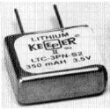 Keeper II LTC-3PN 3.5 Volt 350 mAh Lithium Battery