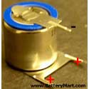 3 Volt 160 mAh 3 Pin Cyclindrical Lithium Battery