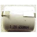1.2 Volt 650 mAh NiCd Cordless Razor Battery