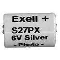 Exell S27PX 6 Volt Silver Oxide Photo Battery