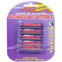 AAA NiMH Rechargeable Batteries - 10 Pack