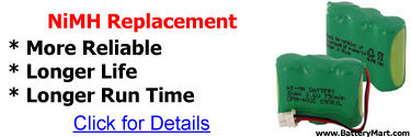 NiMH Replacement - Longer life, more reliable