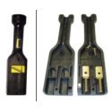 DC Male Charger Plug - Two Prong, Injected
