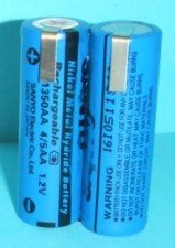 2.4 Volt 1350 mAh NiMH Cordless Razor Battery