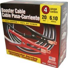 Deka 4 Gauge 20 Foot Booster Cables