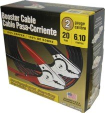 Deka 2 Gauge 20 Foot Commercial Booster Cables