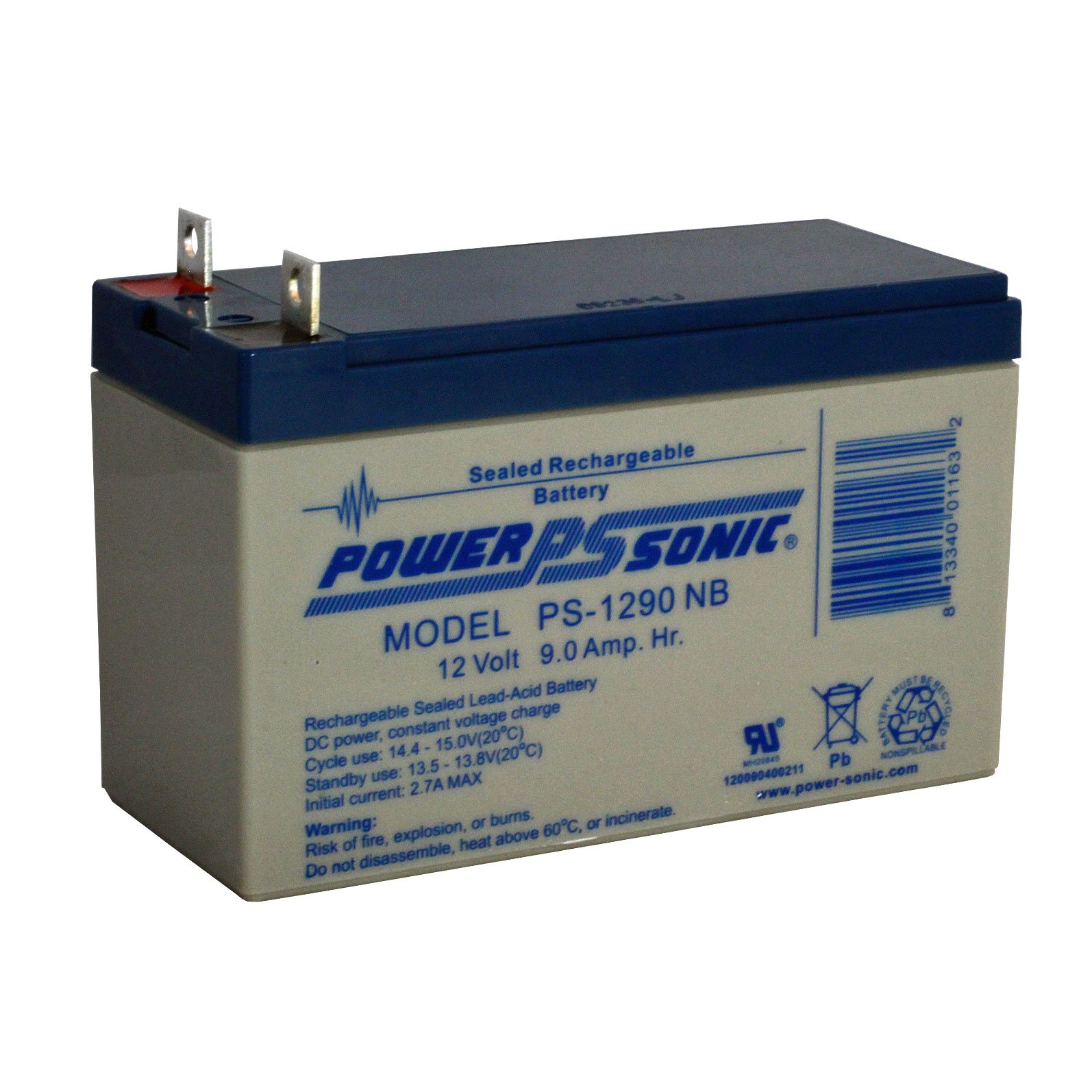 Solar Rechargeable Batteries >> 12 Volt, 9 Ah Sealed Lead Acid Rechargeable Battery with B1 Connector: BatteryMart.com Solar Rechargeable Batteries >> 12 Volt, 9 Ah Sealed Lead Acid Rechargeable Battery with B1 Connector: BatteryMart.com
