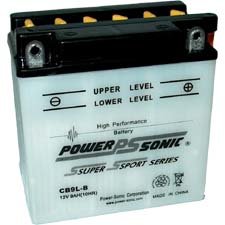 YB9L-B Dry Charged Battery w/o Acid
