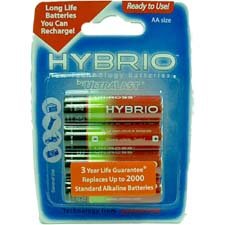 Hybrio AA NiMH Rechargeable Batteries - 4 Pack