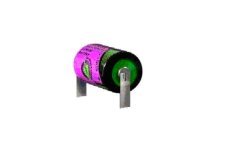 3.6 Volt 1450 mAh 2/3AA Battery with Solder Tabs