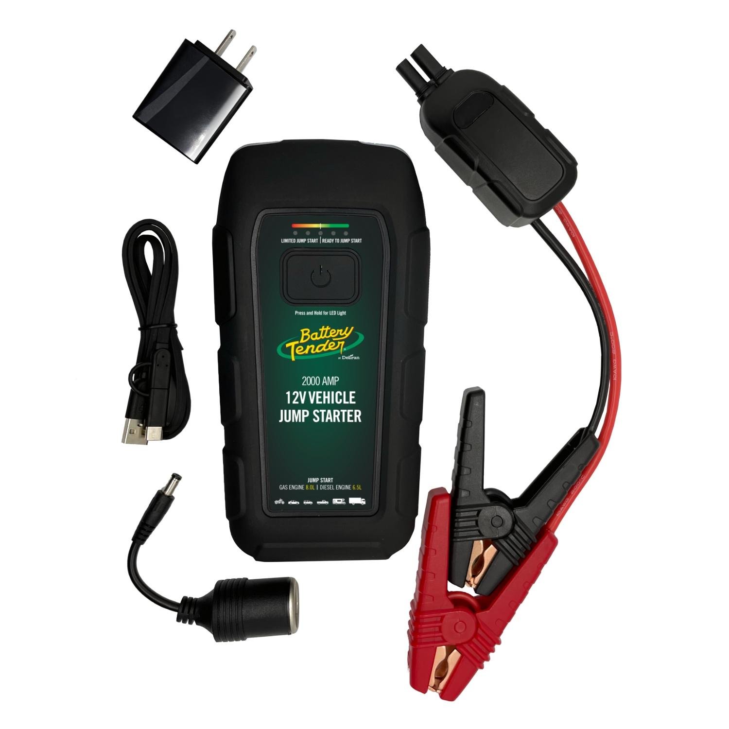 Battery Tender 2000 AMP Jump Starter & 16000mAh Power Bank Battery Mart