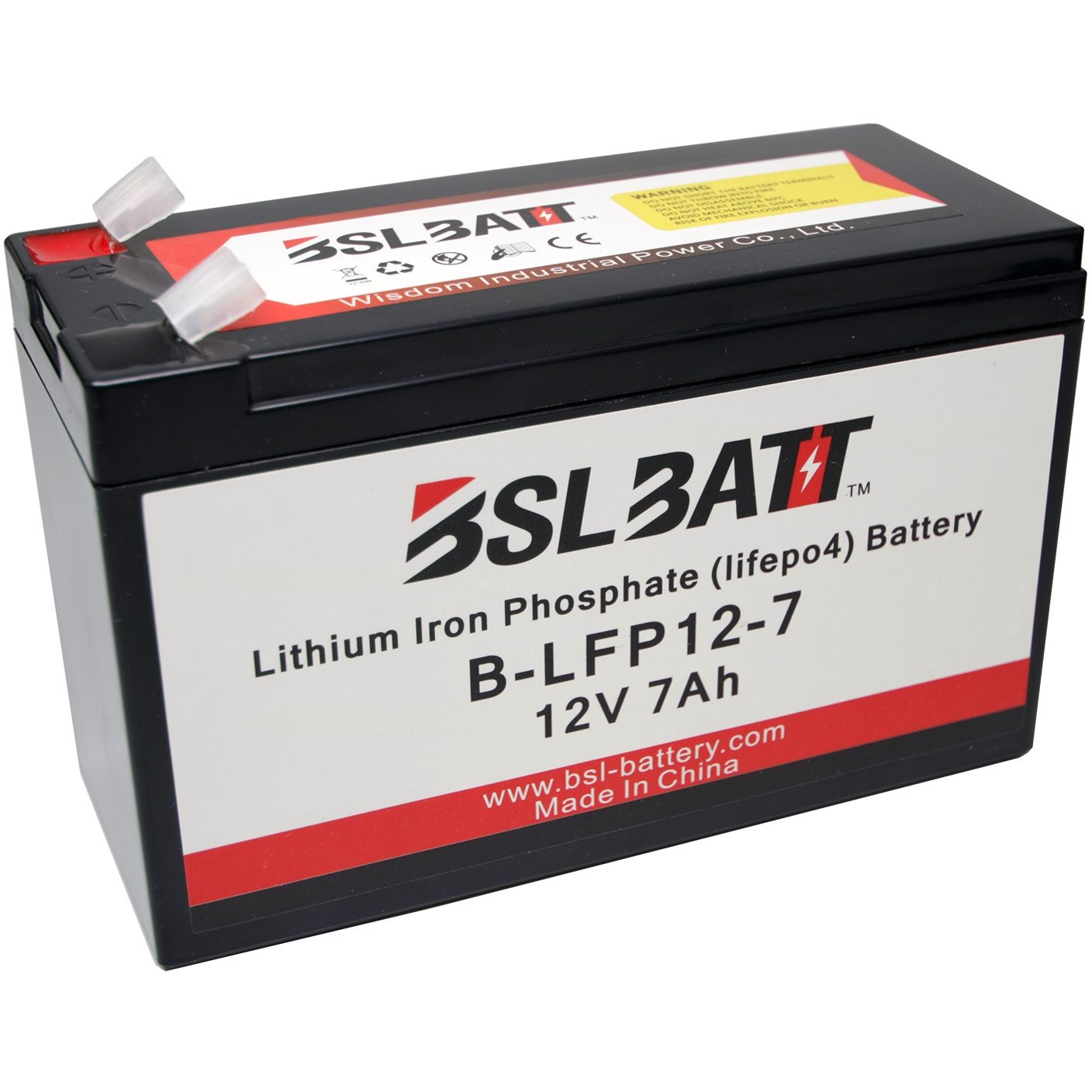 12 Volt, 7 Ah Lithium Iron (LiFePO4) Rechargeable Battery F1
