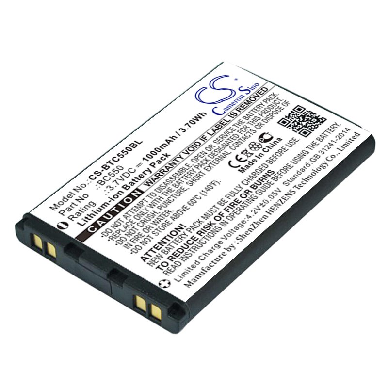 Synergy Digital Credit Card Reader Battery 7.4V 2600mAh - Replacement For Dejavoo QD4 & NEXGO GX05