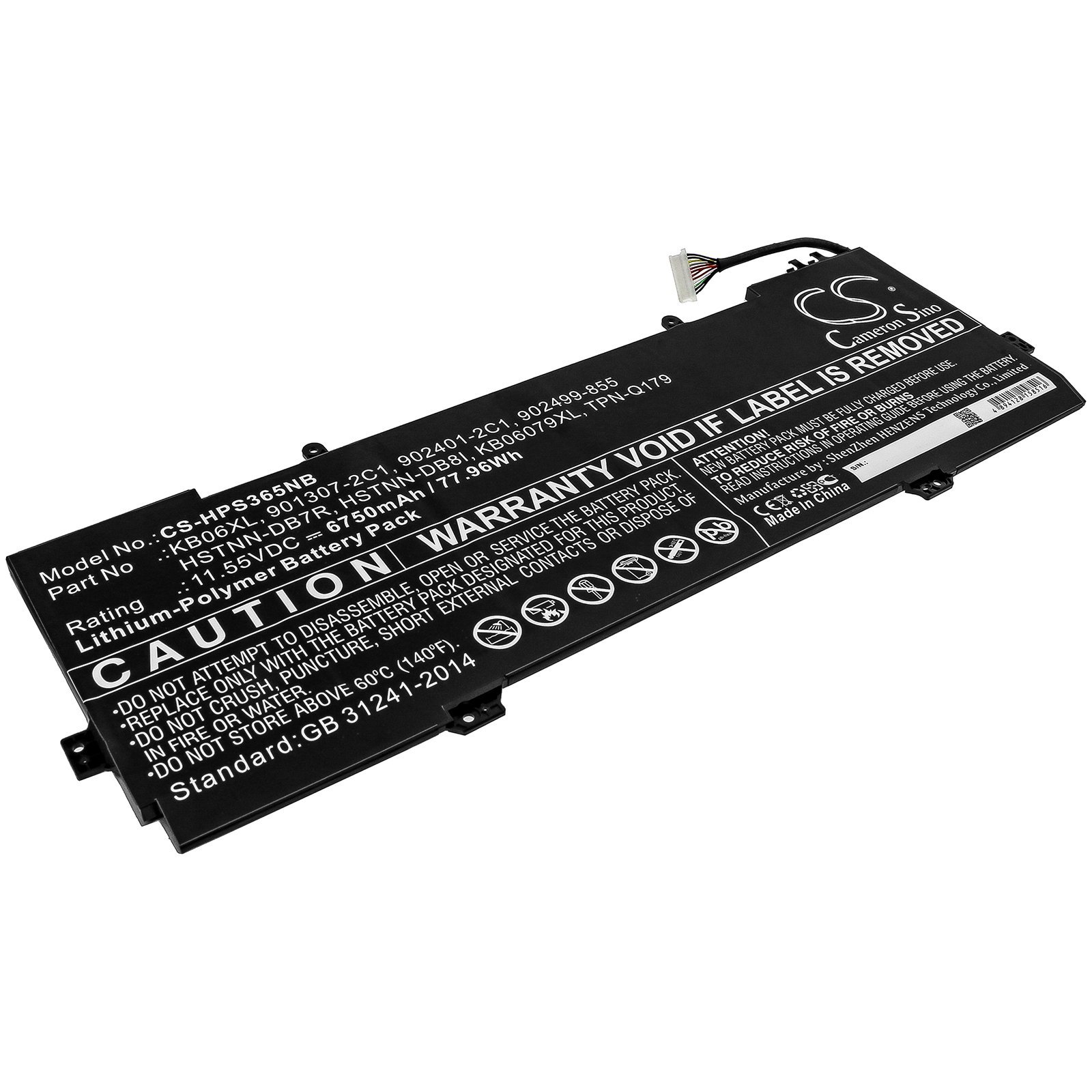 Replacement HP KB06XL, 9013072C1 Laptop Battery Battery Mart