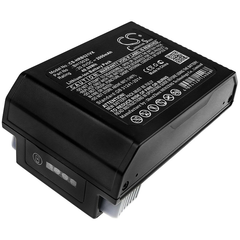 Replacement Hoover BH15030, BH15040, BH25040 Vacuum Battery (20V, 2.0
