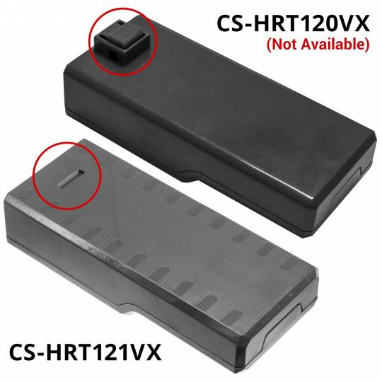 comparison of two Hoover TBTTV1T1 batteries.