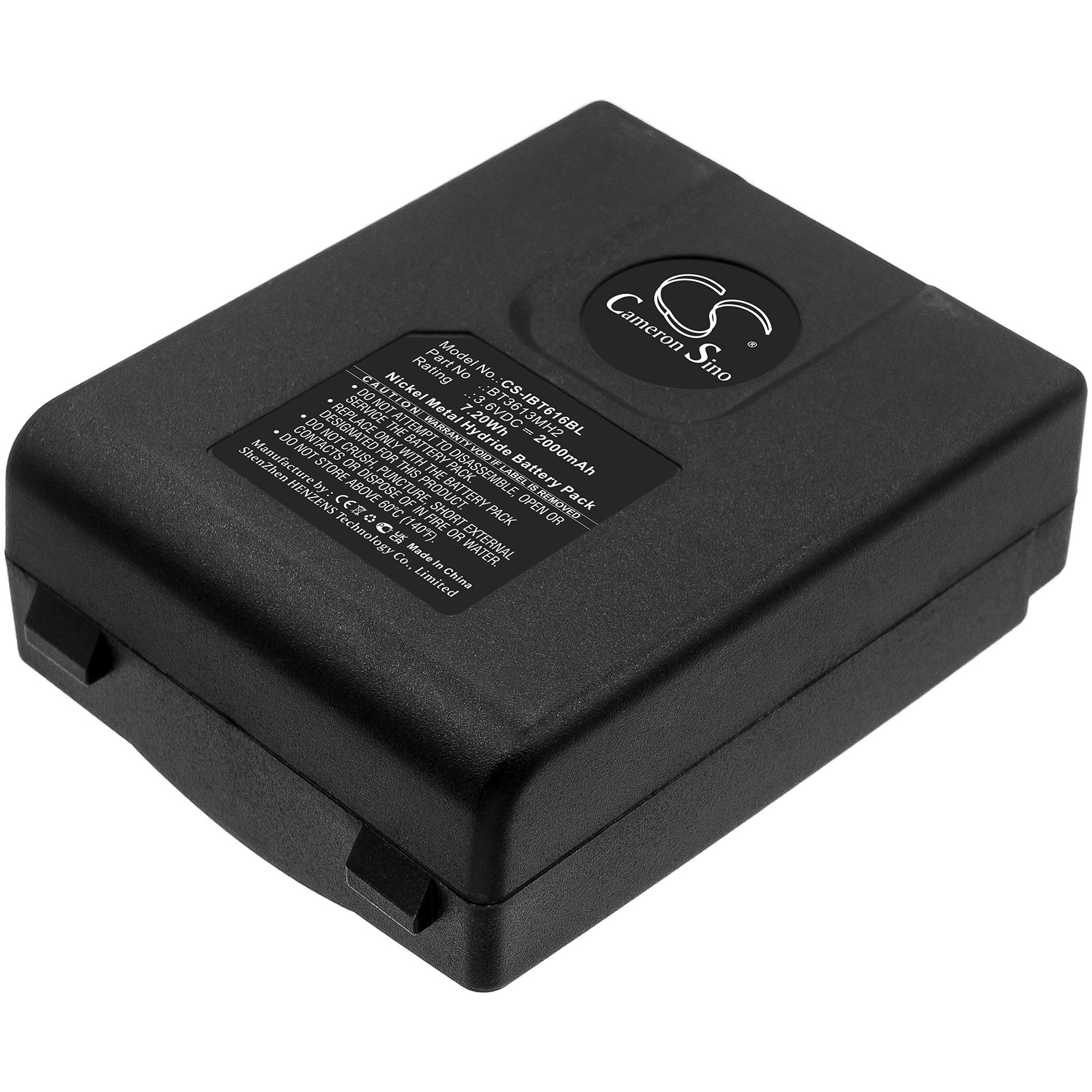 Replacement Itowa BT3613MH2 Crane Remote Battery (3.6V, 2.0Ah, NiMH