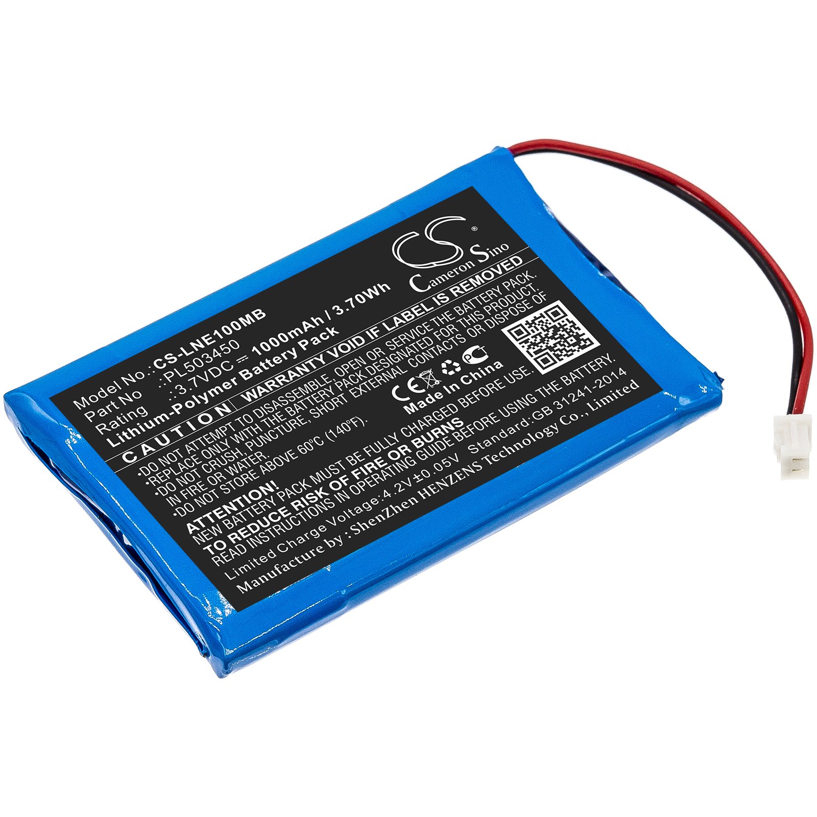 Battery For Luvion Platinum 2 JS803438 BabyPhone CS-LNP200MB 3.7v