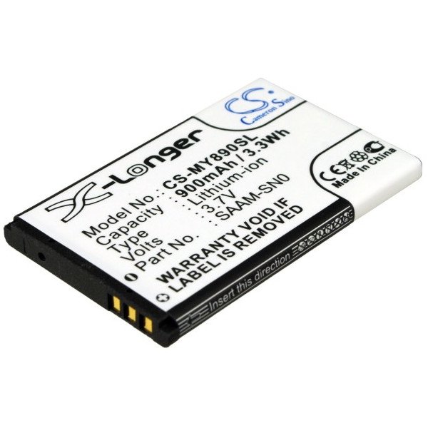 Replacement Cell Phone Battery for Various Brands (3.7 Volt, 0.9 Ah, Li