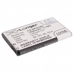 Replacement Nokia BL-5C Baby Monitor Battery (3.7V, 1.0Ah, Li-Ion)