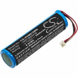 Replacement VTech INR18650CB Baby Monitor Battery (3.7V, 2.6Ah, Li-Ion)