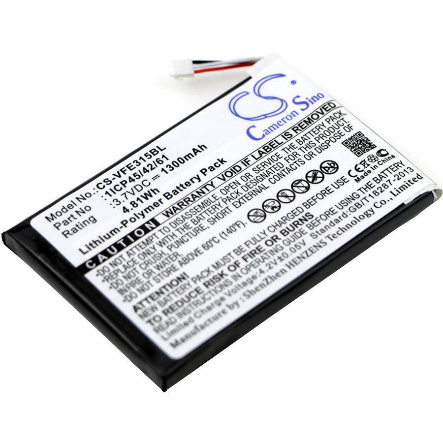 Replacement Verifone IPAY E315, E335 Credit Card Reader Battery