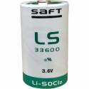 Saft LS33600 3.6V D Size Lithium Battery