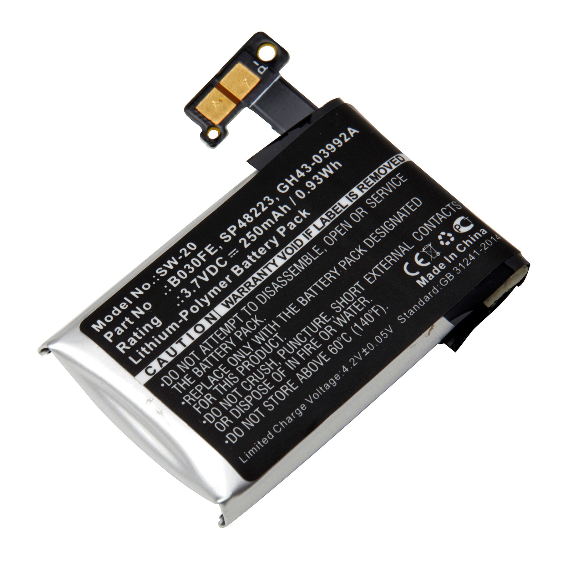 Replacement Samsung Gear 1 Smartwatch Battery Battery Mart