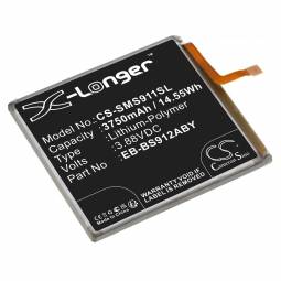 Replacement Samsung Galaxy S23 Cell Phone Battery (3.88 Volt, 3.8 Ah, Li-Poly)