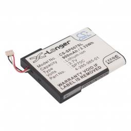 Replacement Sony PSP Street Battery (3.7 Volt, 0.9 Ah, Li-Ion)