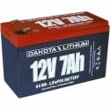 Dakota Lithium 12 Volt, 7 Ah LiFePO4 Rechargeable Battery with F2 Terminals
