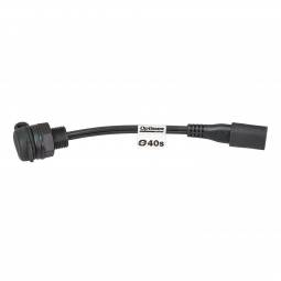 OptiMate CABLE O-40s, Weatherproof SAE socket, panel mount