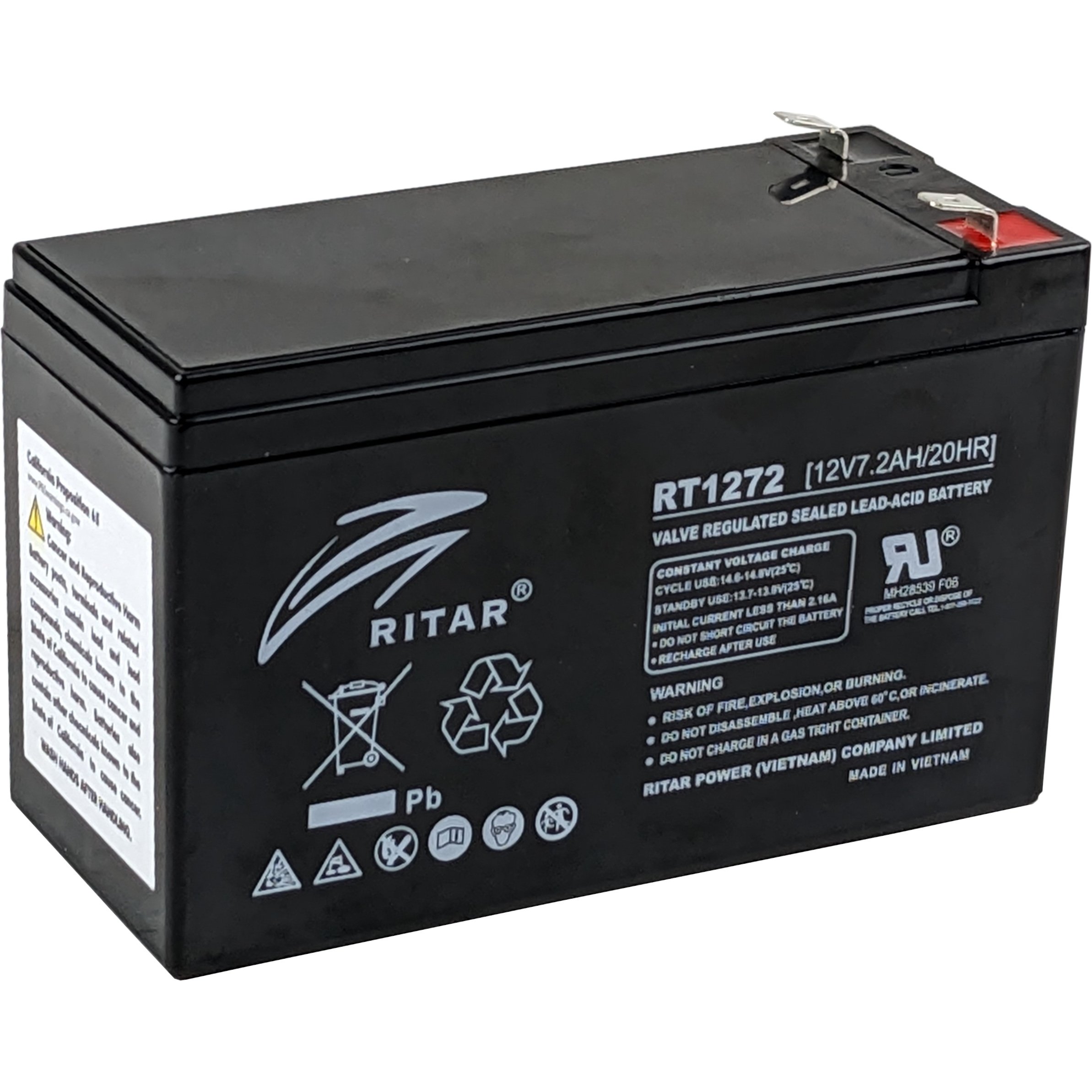 NP7-12 12 Volt 7 Ah Rechargeable Sealed Lead Acid Battery