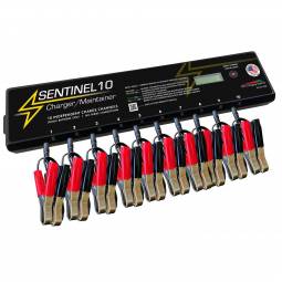 Dual Pro Sentinel 10 (S10) | Professional 10-Bank Battery Charger & Maintainer
