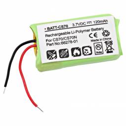 Replacement Plantronics CS70 Headset Battery