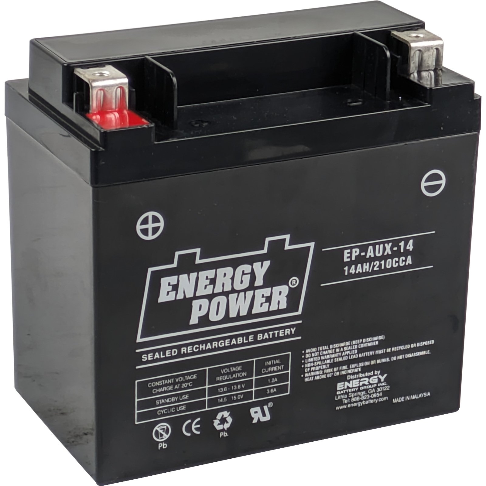 AUX14 12 Volt Auxiliary Battery Battery Mart