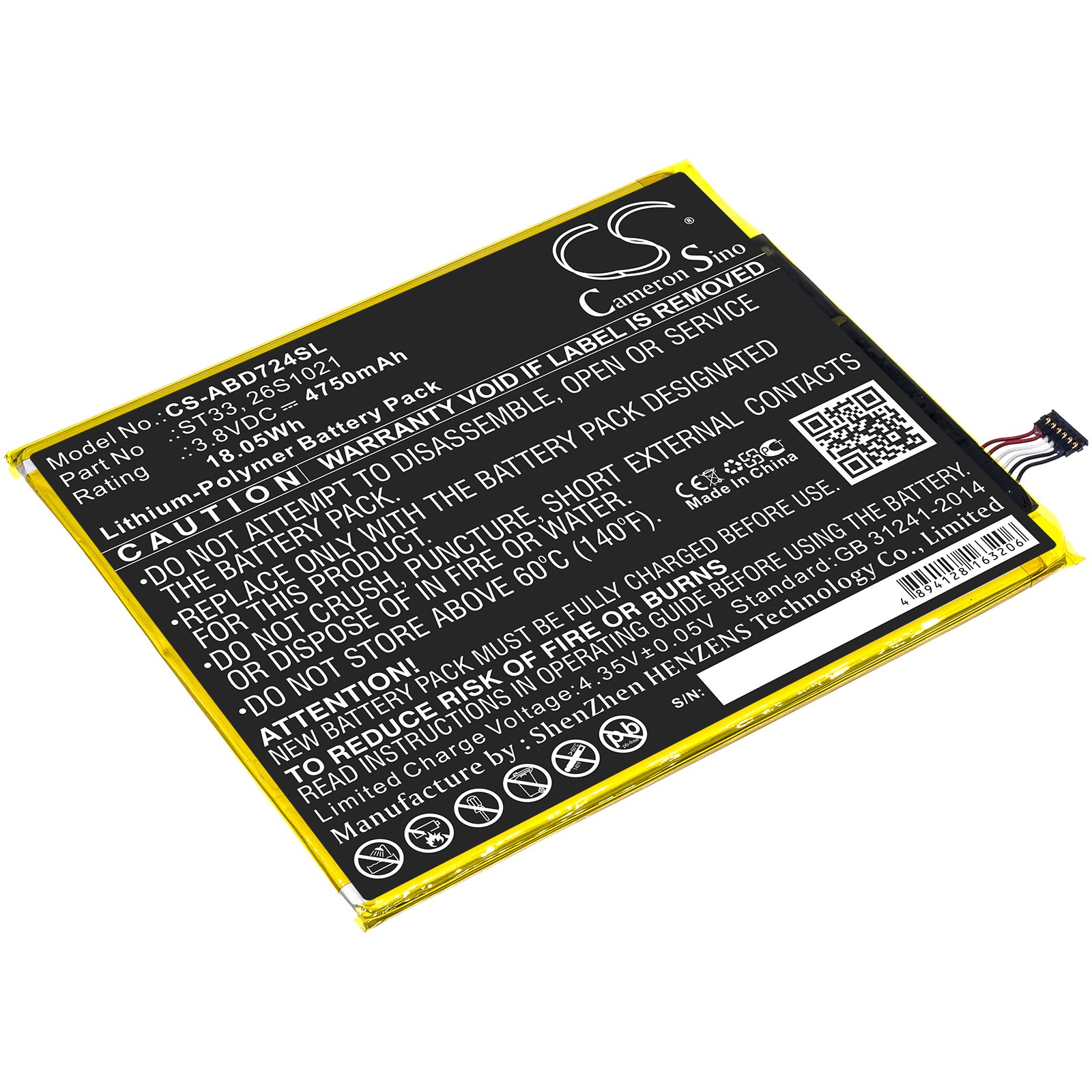 Replacement Amazon Kindle Fire HD 8th Gen Tablet Battery Battery Mart