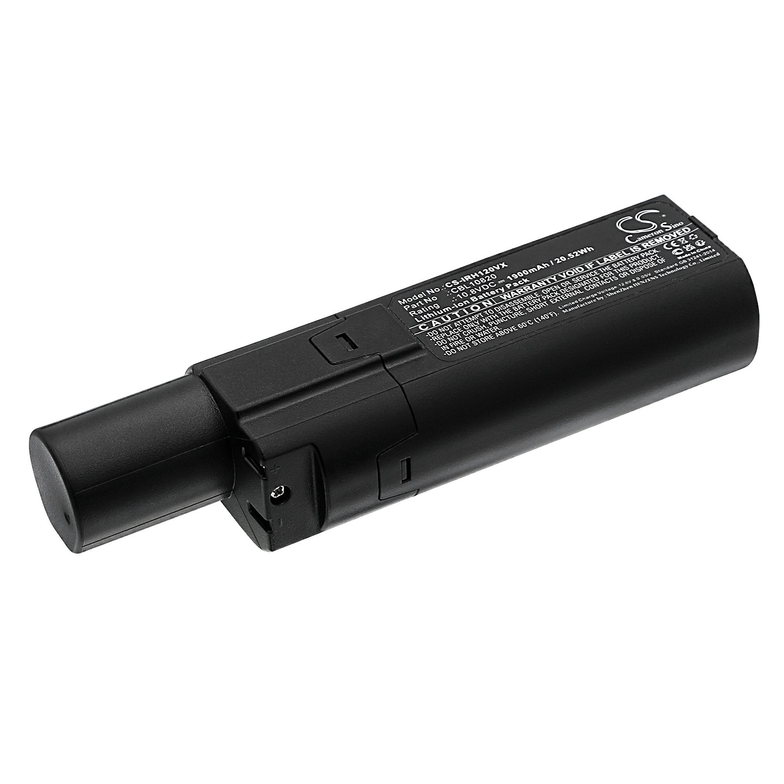 Replacement Iris Ohyama CBL10820 Vacuum Battery (10.8V, 1900 mAh, Li