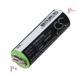 Replacement Moser 1590-7291 Razor Battery