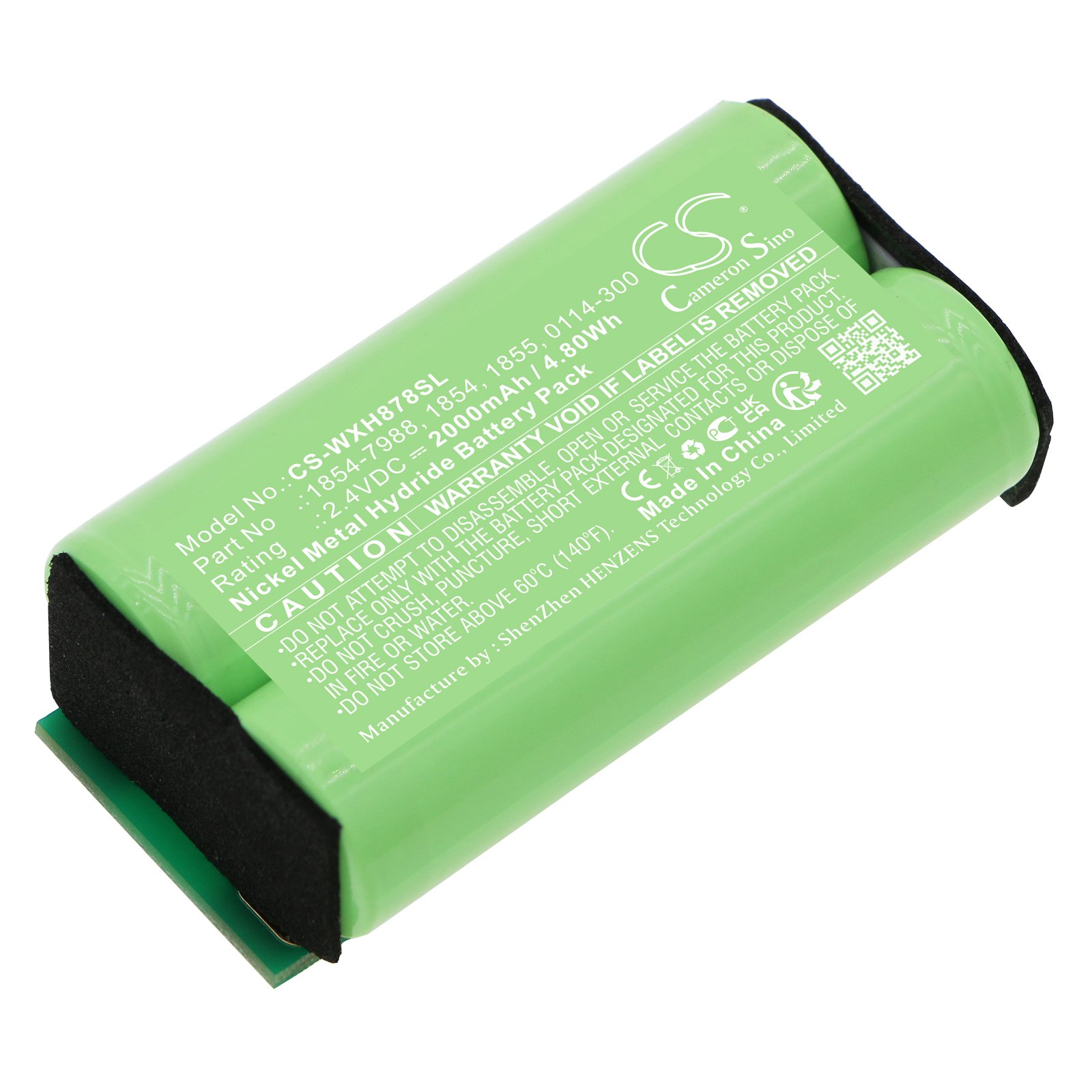 Replacement Wahl 0114300 Razor Battery Battery Mart