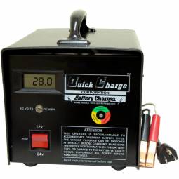 Quick Charge QP122410 Aircraft Battery Charger (12/24 Volt, 10 Amp)