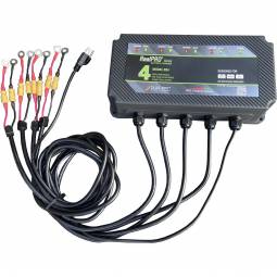 Dual Pro RS4 RealPRO Series 4-Bank Waterproof Battery Charger