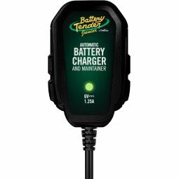 Battery Tender Junior 6 Volt, 1.25 Amp High Efficiency Charger with Rings and Clips