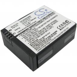 Replacement GoPro 1ICP7/26/33-2 Camera Battery (3.7 Volt, 1180 mAh, Li-Ion)
