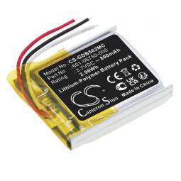 Replacement GoPro 601-06750-000 Camera Battery (3.7 Volt, 800 mAh, Li-Poly)