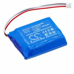 Replacement HP DSJ-A6x Body Camera Battery (3.7 Volt, 1500 mAh, Li-Poly)